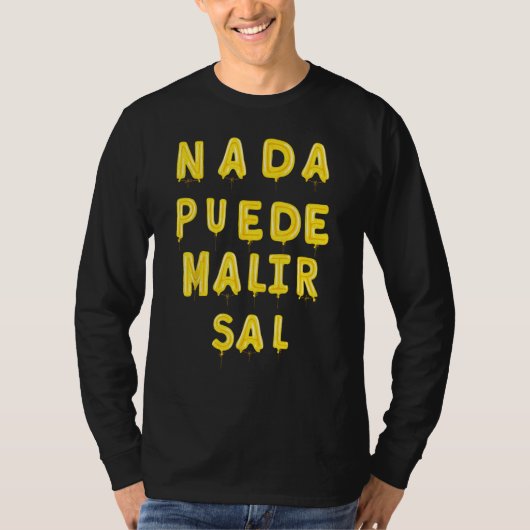 Camiseta Graciosa Para Latinos Hispanos in Spanish Tシャツ (正面)