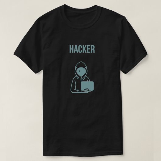 camiseta hacker tシャツ (デザイン正面)