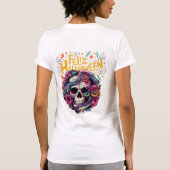 Camiseta Halloween Skull Tシャツ (裏面)