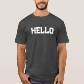 Camiseta hello tシャツ (正面)