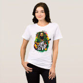 Camiseta holgada One Love el Rey del Reggae トライブレンドＴシャツ (正面全面)