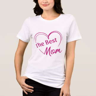 Camiseta holgada The Best Mom トライブレンドTシャツ
