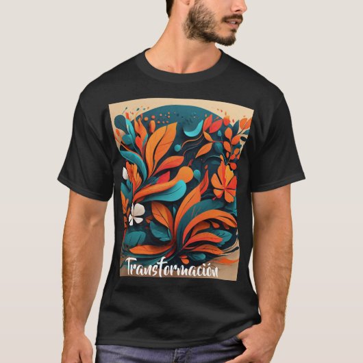 Camiseta Hombre Arte Simbólico Transformación Tシャツ (正面)