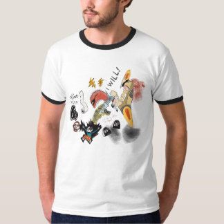 Camiseta hombre " I will find you" bordes negros Tシャツ