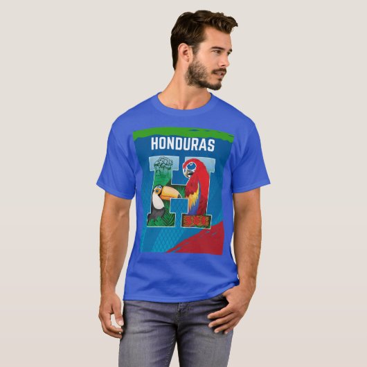 CAMISETA HONDURAS Tシャツ (正面フル)