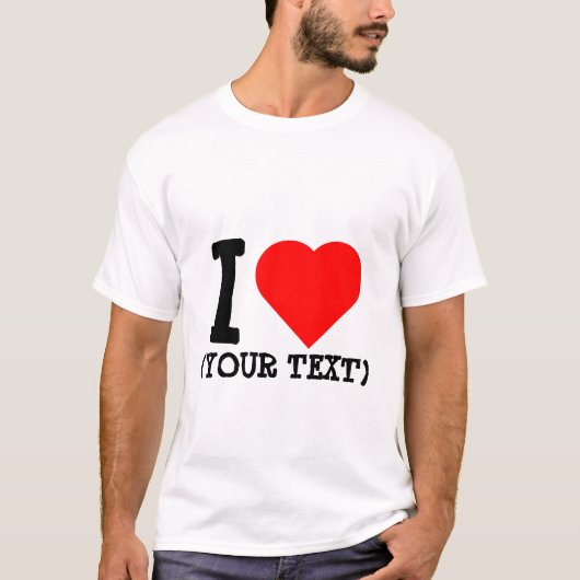 Camiseta I LOVE reutilizable Tシャツ (正面)