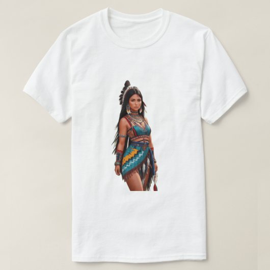 Camiseta índia da natureza tシャツ (デザイン正面)