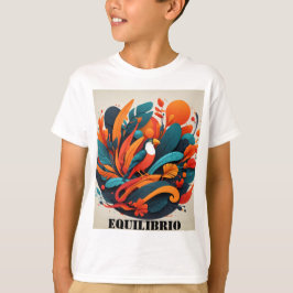 Camiseta Infantil Arte Simbólico Equilibrio Tシャツ