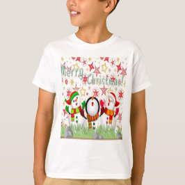 Camiseta Infantil Básica-Natal Tシャツ