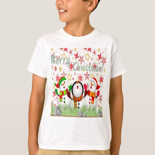 Camiseta Infantil Básica-Natal Tシャツ (正面)
