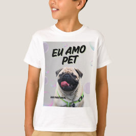 Camiseta Infantil Básica Via Pantanal Pet Tシャツ