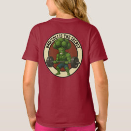 Camiseta Infantil Broccoli is the Secret - Back Tシャツ