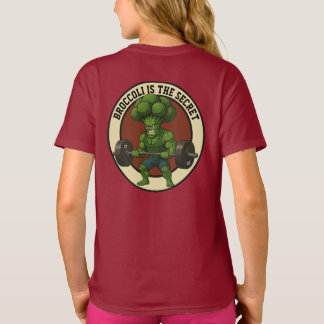 Camiseta Infantil Broccoli is the Secret - Back Tシャツ