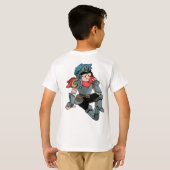 Camiseta Infantil Card Guardians | Louis Apple Tシャツ (裏面フル)