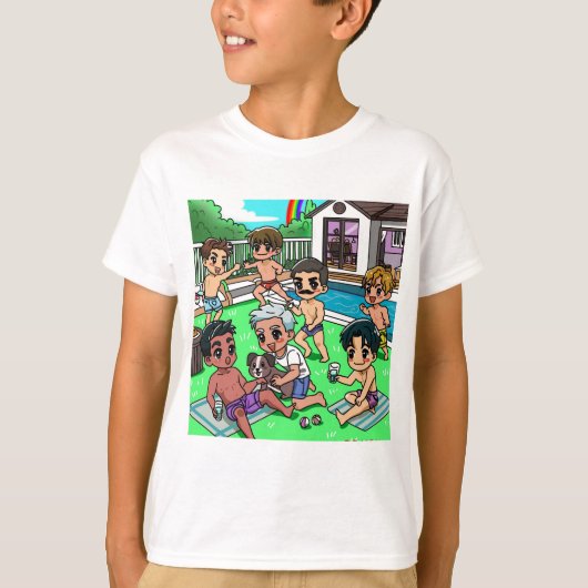 Camiseta infantil divertida tシャツ (正面)