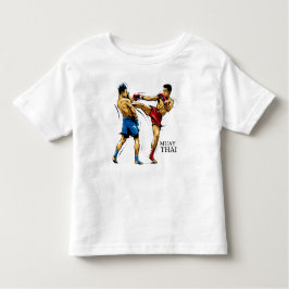 Camiseta Infantil Muay Thai / Boxe Tailandês トドラーTシャツ