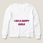 Camiseta Infantil Niño Feliz Sonriente (デザイン正面)