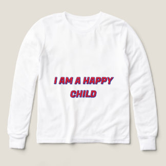 Camiseta Infantil Niño Feliz Sonriente