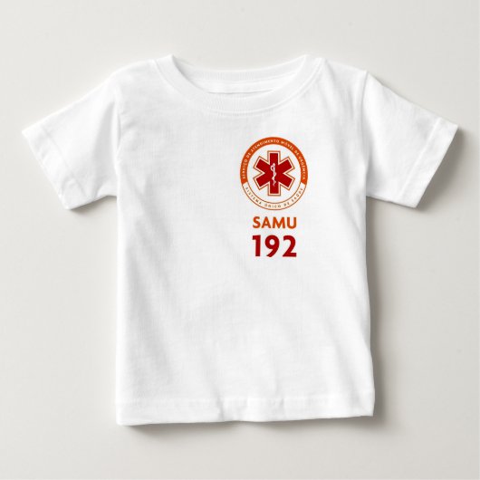 Camiseta infantil Socorrista SAMU 192 ベビーTシャツ (正面)