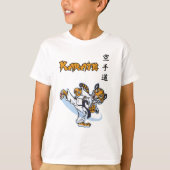 Camiseta Karate Infantil Básica Tシャツ (正面)
