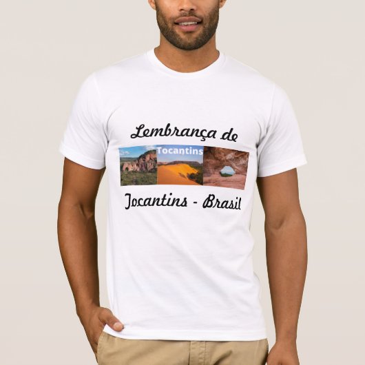 Camiseta lembrança de Tocantins Brasil Tシャツ (正面)
