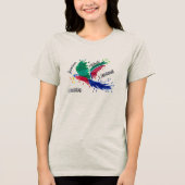 Camiseta Liberdade Arara (Desenho autoral) トライブレンドTシャツ (正面)