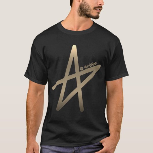 Camiseta Logo Dorado de Antonio Pedreño Martínez Tシャツ (正面)