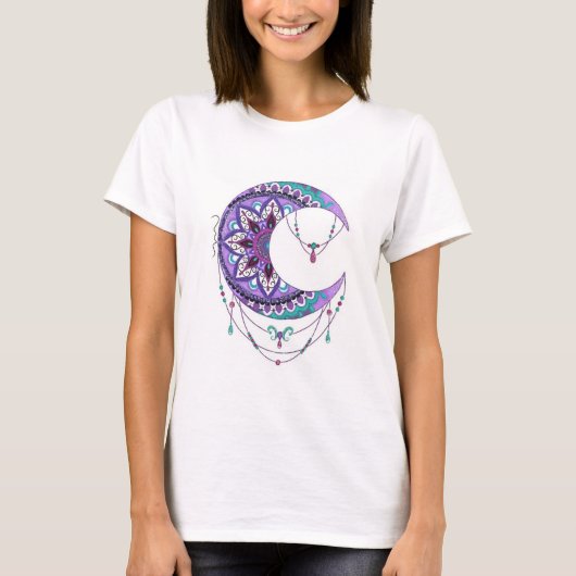 Camiseta Lua Mandala Tシャツ (正面)