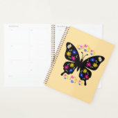 Camiseta mariposa con flores multicolor プランナー手帳 (ディスプレー)