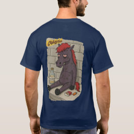 Camiseta Masc. Cavalo de Fogo - Back Tシャツ