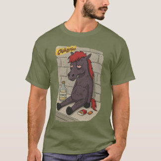 Camiseta Masc. Cavalo de Fogo - Front Tシャツ