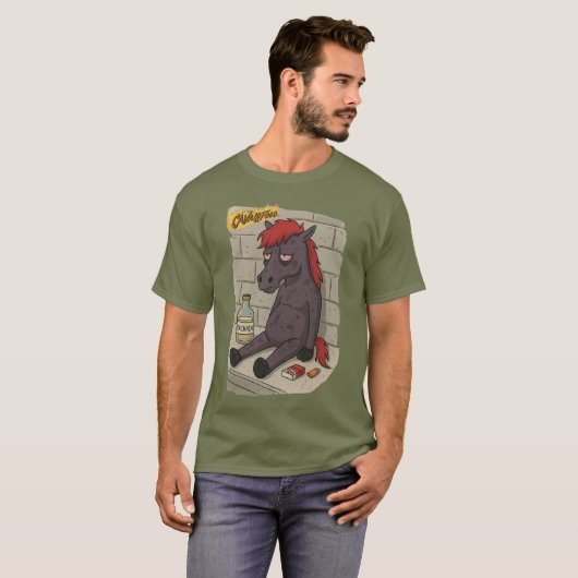 Camiseta Masc. Cavalo de Fogo - Front Tシャツ (正面フル)