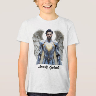 Camiseta Masc Juvenil Básica Arcanjo Gabriel トライブレンドTシャツ