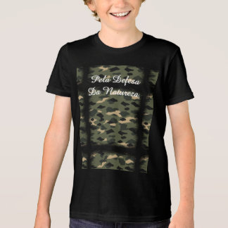 Camiseta Masc Juvenil Básica Camuflagem Orgânica-2 トライブレンドTシャツ