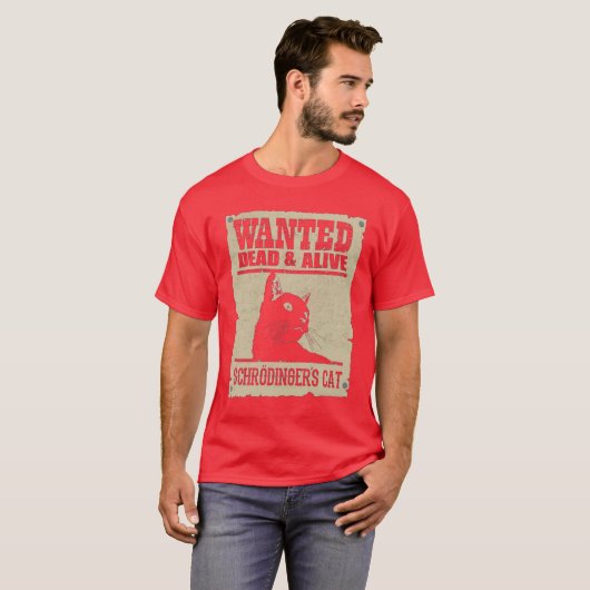Camiseta Masc. Schrodinger's Cat - Dark - Front Tシャツ (正面フル)