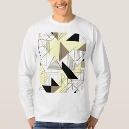 Camiseta Masculina Básica Abstrato 2 Manga Longa Tシャツ