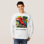 Camiseta Masculina Básica Arara Vermelha Tシャツ (正面フル)