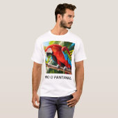 Camiseta Masculina Básica Arara Vermelha Tシャツ (正面フル)