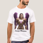 Camiseta Masculina Básica Arcanjo Metatron Tシャツ (正面)