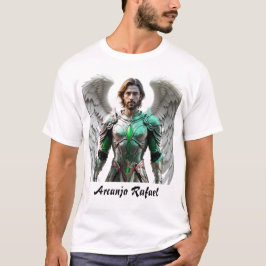 Camiseta Masculina Básica Arcanjo Rafael Tシャツ