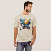 Camiseta Masculina Básica Arte Expressão-2 Tシャツ (正面フル)