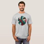 Camiseta Masculina Básica Arte Expressão-3 Tシャツ (正面フル)
