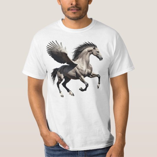 Camiseta Masculina Básica Cavalo Alado Value Tシャツ (正面)