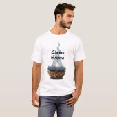 Camiseta Masculina Básica Chama Sagrada-4 Tシャツ (正面フル)