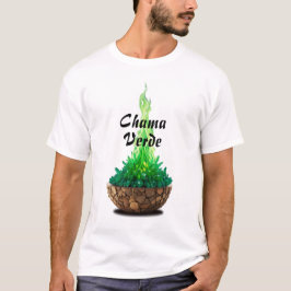 Camiseta Masculina Básica Chama Sagrada-5 Tシャツ
