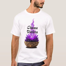 Camiseta Masculina Básica Chama Sagrada-7 Tシャツ