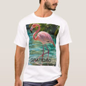 Camiseta Masculina Básica Flamingo Tシャツ (正面)