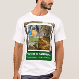 Camiseta Masculina Básica Pantanal Tシャツ