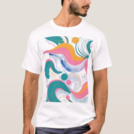 Camiseta Masculina Básica Retrô-8 Tシャツ