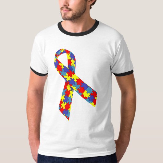 Camiseta Masculina Básica Ringer Laço Tシャツ (正面)